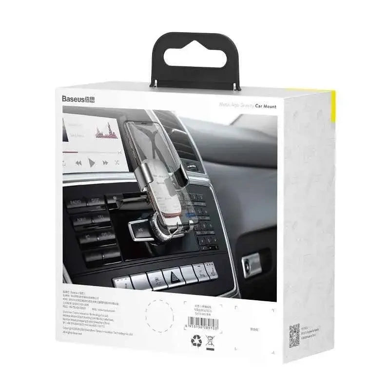 Baseus Metal Age Gravitational Holder for CD slot (Black)