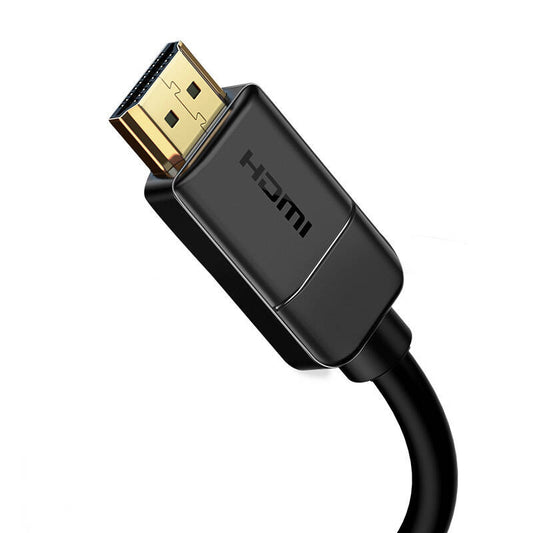 Baseus 2x HDMI 2.0 4K 30Hz Cable, 3D, HDR, 18Gbps, 8m (black)