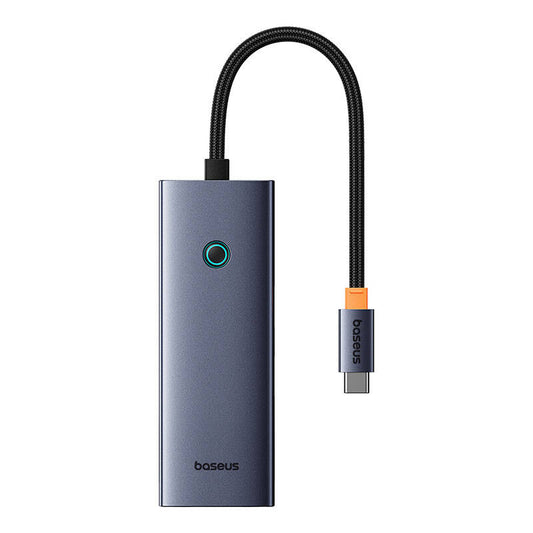 Hub 5in1 Baseus UltraJoy 5-Port (4xUSB 3.0, PD) grey