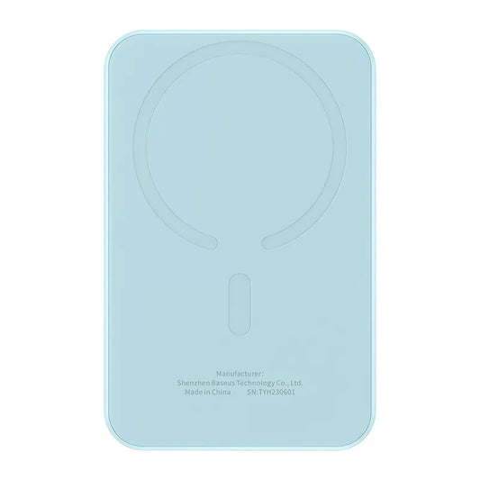 Magnetic Mini Powerbank Baseus 5000mAh, USB-C 20W (blue)