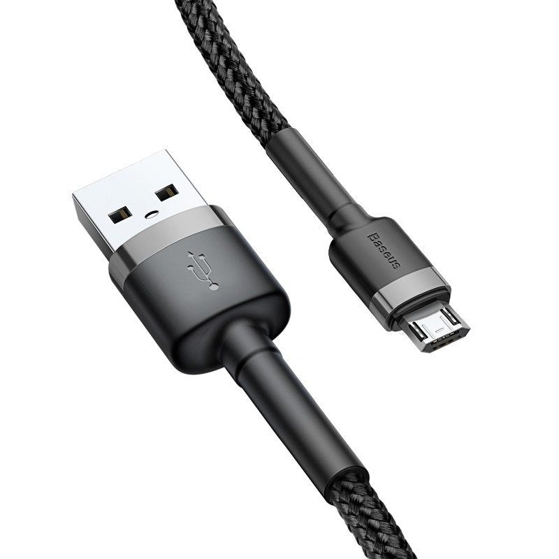 Baseus Cafule Micro USB cable 2.4A 0,5m (gray + black)