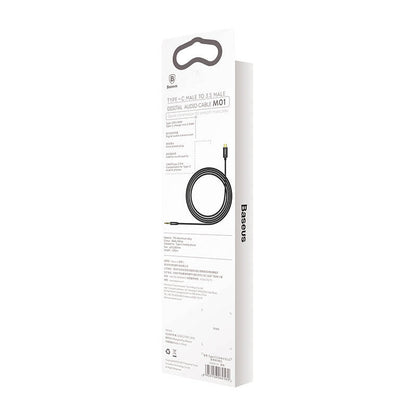 Baseus Yiven Audio cable USB-C to mini jack 3,5mm, 1.2m (Black)