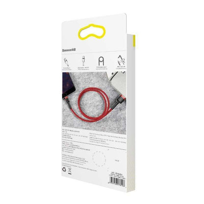 Baseus Cafule USB Lightning Cable 2,4A 0,5m (Red)