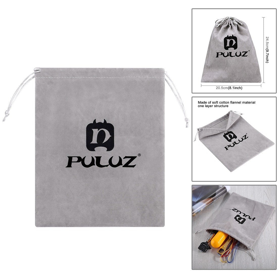 Set of 53 Puluz accessories for sports cameras PKT16
