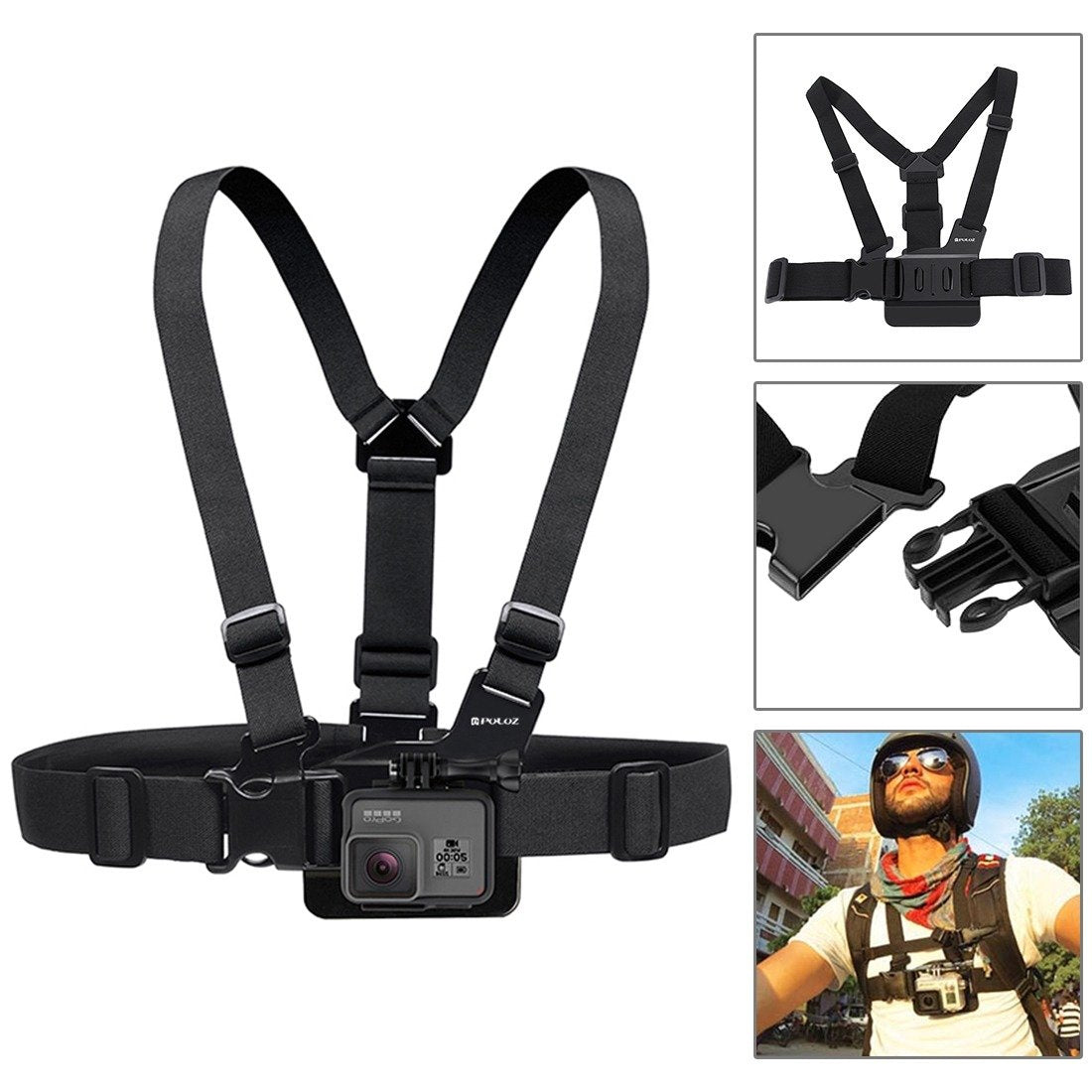 Set of 53 Puluz accessories for sports cameras PKT09