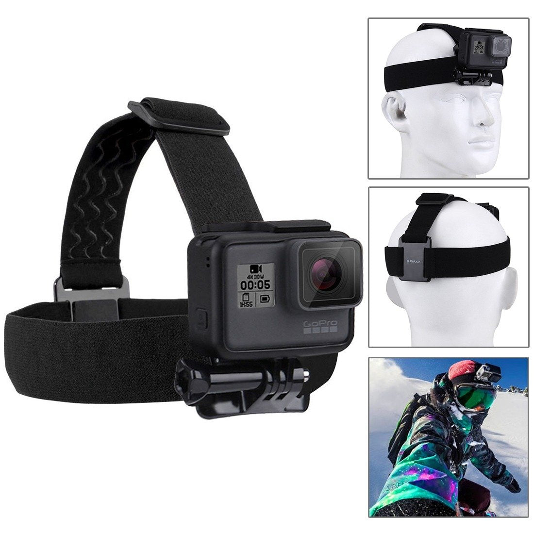 Set of 53 Puluz accessories for sports cameras PKT09