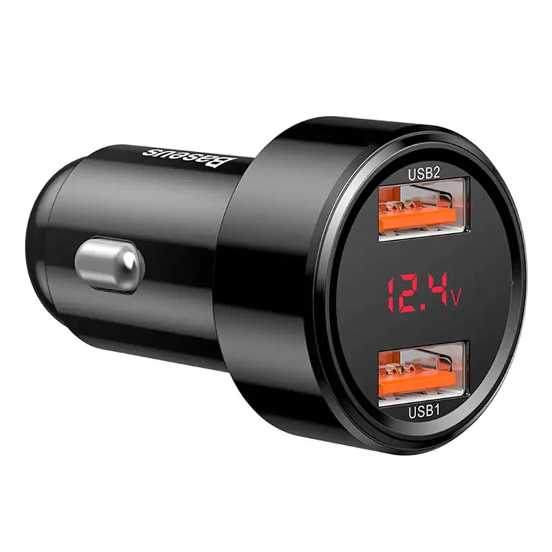 Baseus Magic Car Charger 2x USB QC 3.0 45W (black)