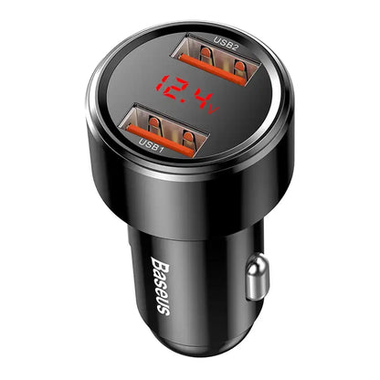 Baseus Magic Car Charger 2x USB QC 3.0 45W (black)