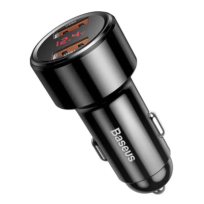 Baseus Magic Car Charger 2x USB QC 3.0 45W (black)