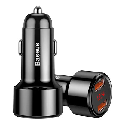 Baseus Magic Car Charger 2x USB QC 3.0 45W (black)