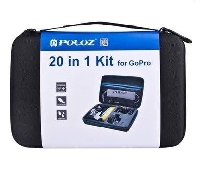 Puluz set of 20 accessories for sports cameras (including Osmo Action 5 Pro) PKT11