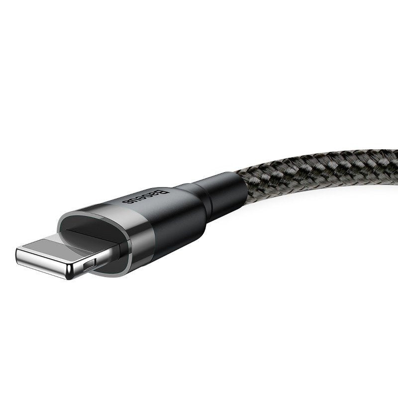 Baseus Cafule USB Lightning Cable 2.4A 0.5m (Gray+Black)