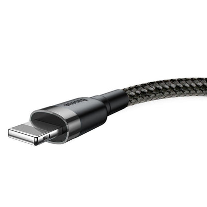 Baseus Cafule USB Lightning Cable 2.4A 0.5m (Gray+Black)