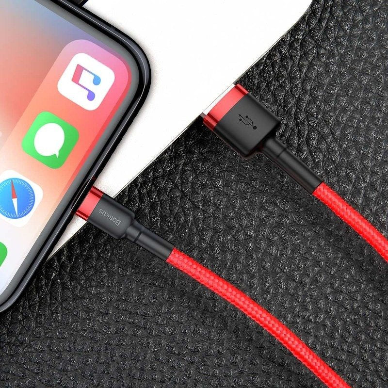Baseus Cafule Cable USB Lightning 2A 3m (Red)