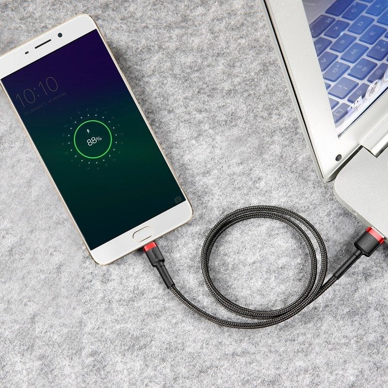 Baseus Cafule Micro USB Cable 2A 3m (Black+Red)