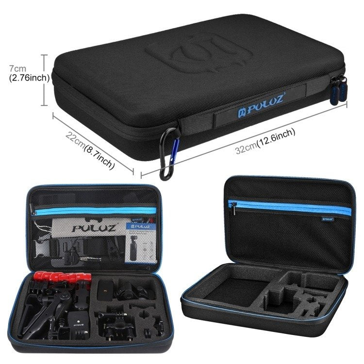 Set of 43 Puluz accessories for sports cameras (including Osmo Action 5 Pro, Ace Pro 2) PKT47