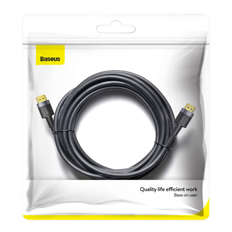 Baseus Cafule 4KHDMI Male To 4KHDMI Male Adapter Cable 5m Black