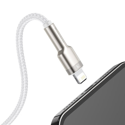 USB cable for Lightning Baseus Cafule, 2.4A, 2m (white)