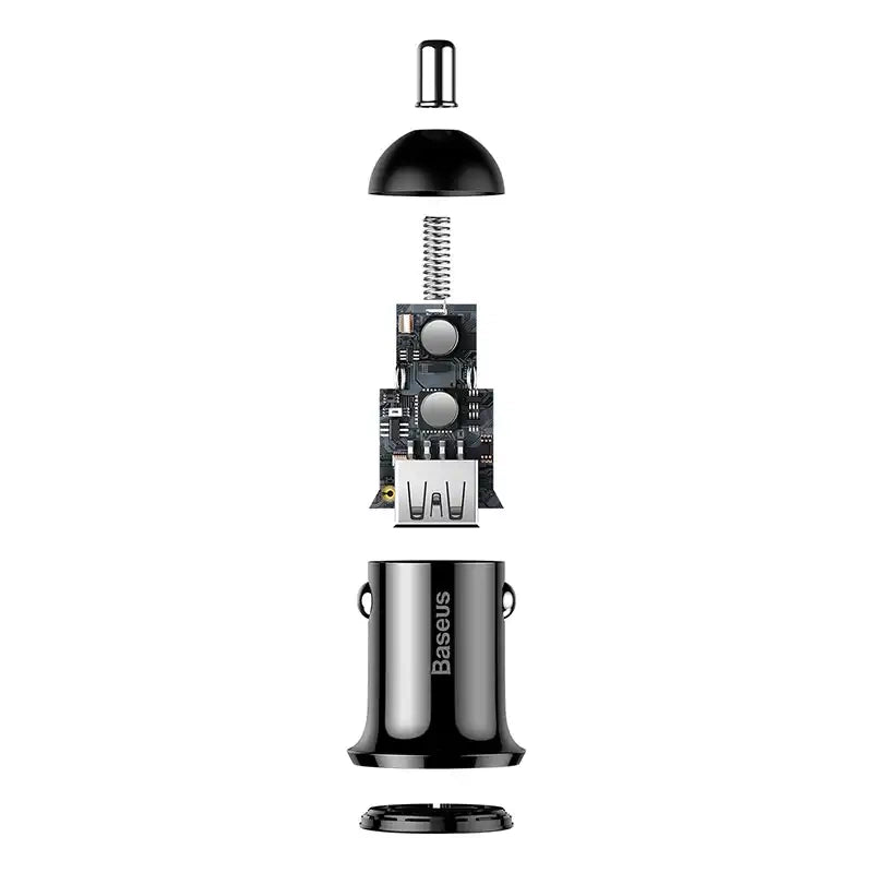 Baseus Grain Pro Car Charger 2x USB 4.8A (black)
