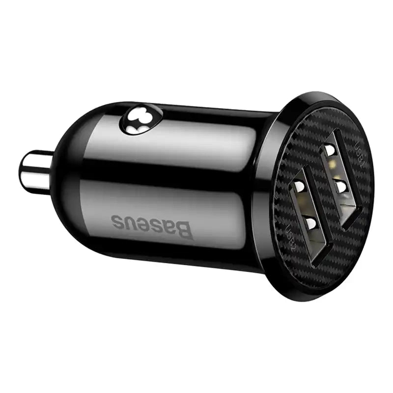 Baseus Grain Pro Car Charger 2x USB 4.8A (black)