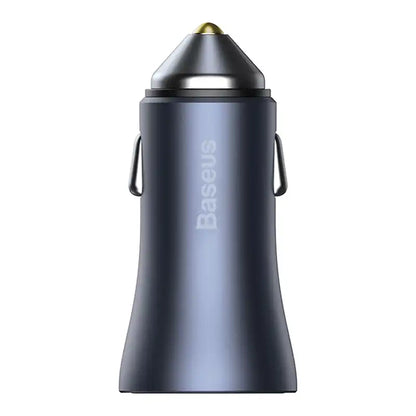 Baseus Golden Contactor Pro Car Charger USB + USB-C, QC4.0+, PD, SCP, 40W (gray)