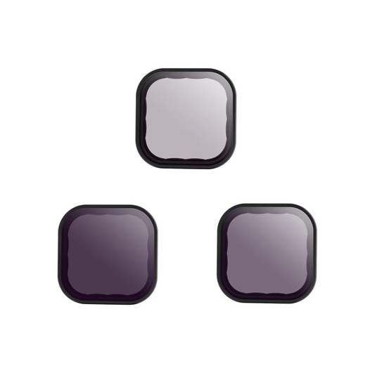 Telesin 8/16/32 ND filter set for GoPro Hero 9 / Hero 10 / Hero 11 / Hero 12 / Mini (GP-FLT-902)