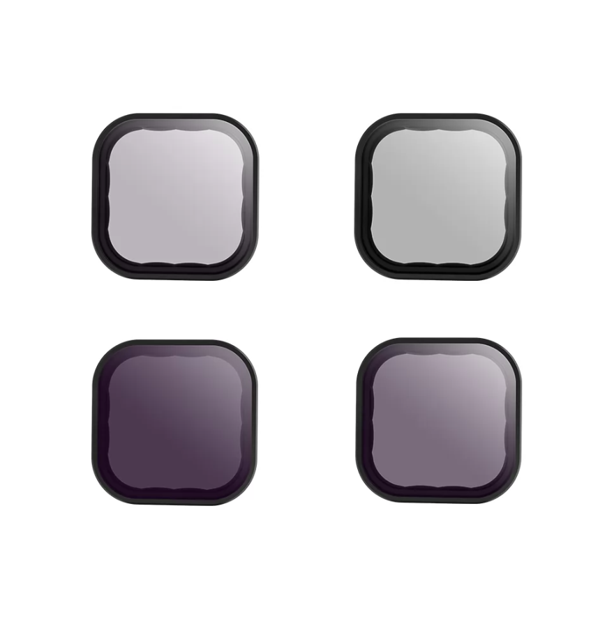 Lens filter set CPL+ND 8/16/32 Telesin for GoPro Hero 9 / Hero 10 / Hero 11 / Hero 12 (GP-FLT-903)