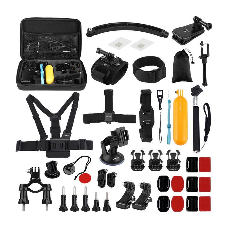 Set of 50 Puluz accessories for sports cameras PKT39