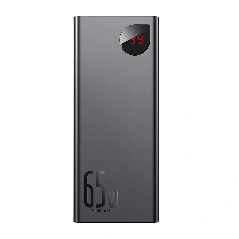 Powerbank Baseus Adaman Metal 20000mAh PD QC 3.0 65W 2xUSB + USB-C + micro USB (Black)