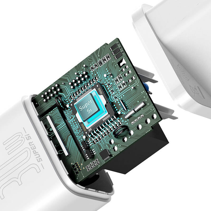 Quick Charger Baseus Super Si 1C 30W (white)