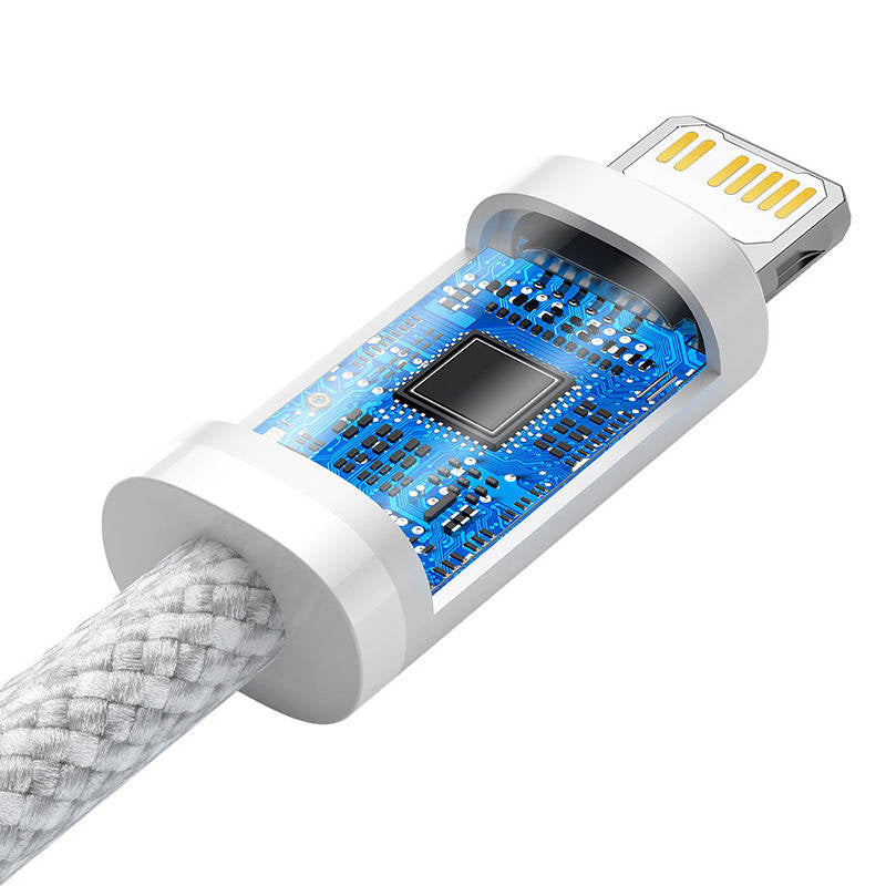 USB-C cable for Lightning Baseus Dynamic Series, 20W, 2m (white)