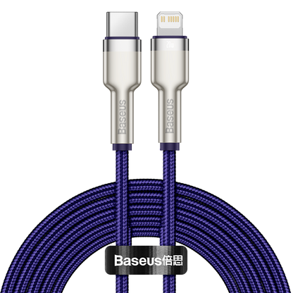Baseus Cafule Series USB-C cable for Lightning, 20W, 2m (purple)