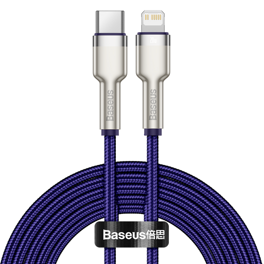 Baseus Cafule Series USB-C cable for Lightning, 20W, 2m (purple)