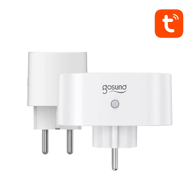 Gosund SP211 dual WiFi smart socket, 2 pieces 3500W (two-pack) Tuya