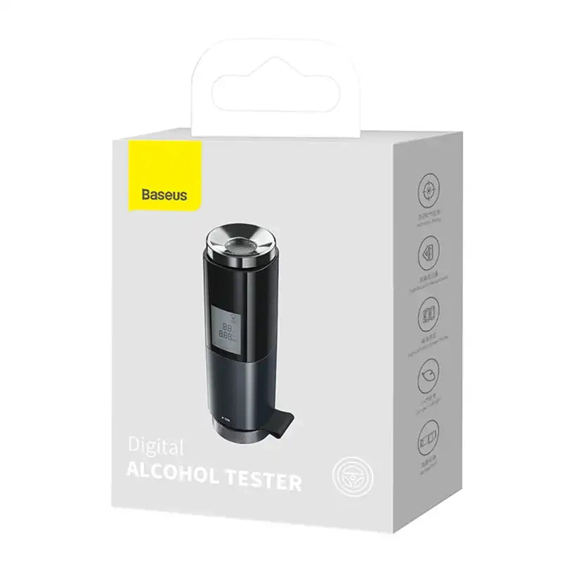 Breathless Electronic Breathalyzer with LCD Baseus (Black)