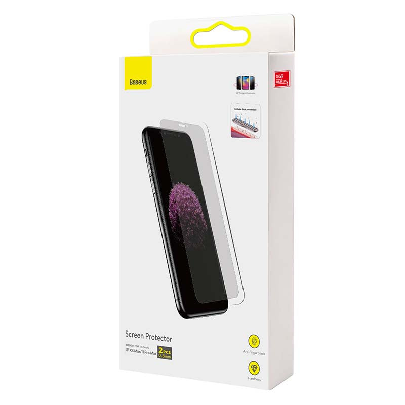 Baseus 0.3mm Screen Protector (2pcs pack) for iPhone XS Max/11 Pro Max 6.5inch