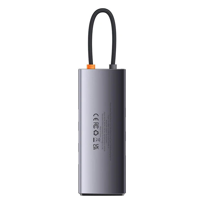 Hub 7in1 Baseus Metal Gleam Series, USB-C to 3x USB 3.0 + HDMI + USB-C PD + VGA + Ethernet RJ45