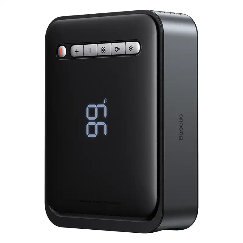 Powerbank / Starter + Compressor 2in1 Baseus Super Energy Car Jump Starter, 8000mAh, 1000A USB (black)