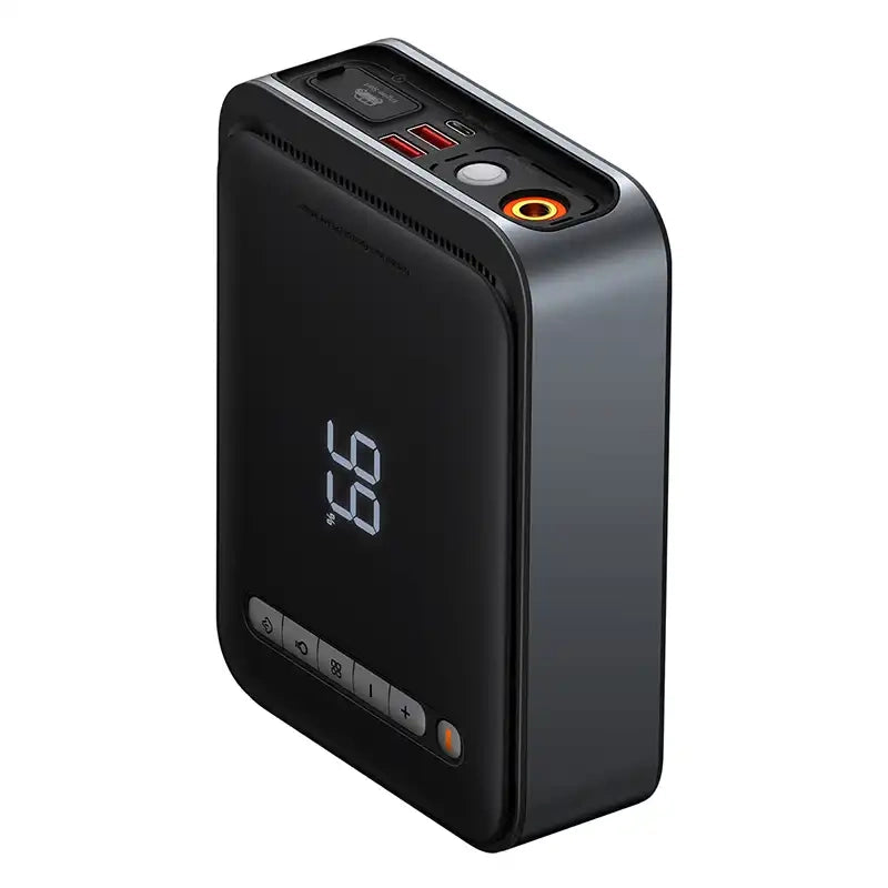 Powerbank / Starter + Compressor 2in1 Baseus Super Energy Car Jump Starter, 8000mAh, 1000A USB (black)