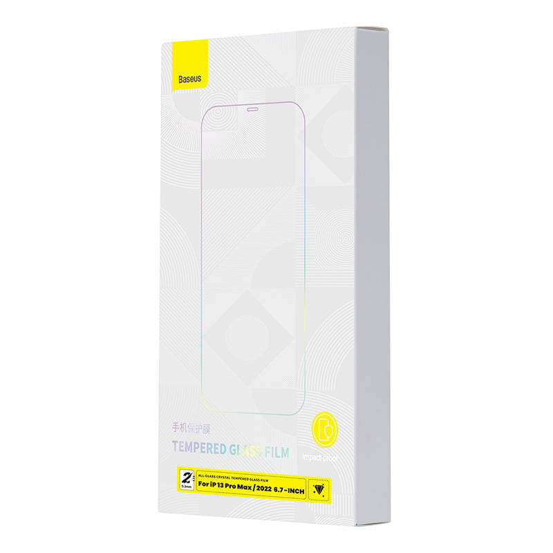 Baseus Crystal Tempered Glass 0.3mm for iPhone 14 Plus/13 Pro Max (2pcs)