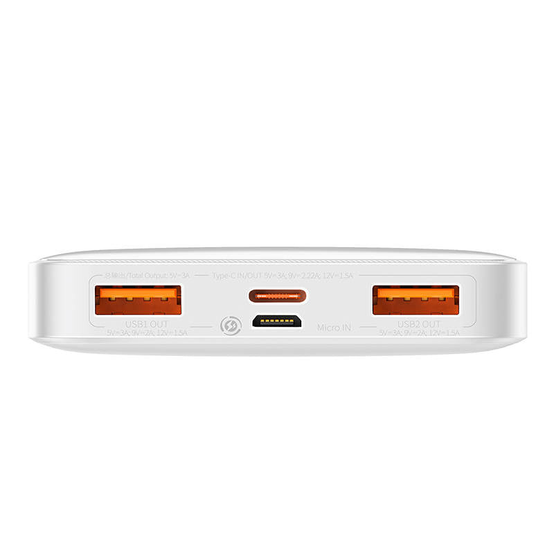 Powerbank Baseus Bipow 10000mAh, 20W (white)