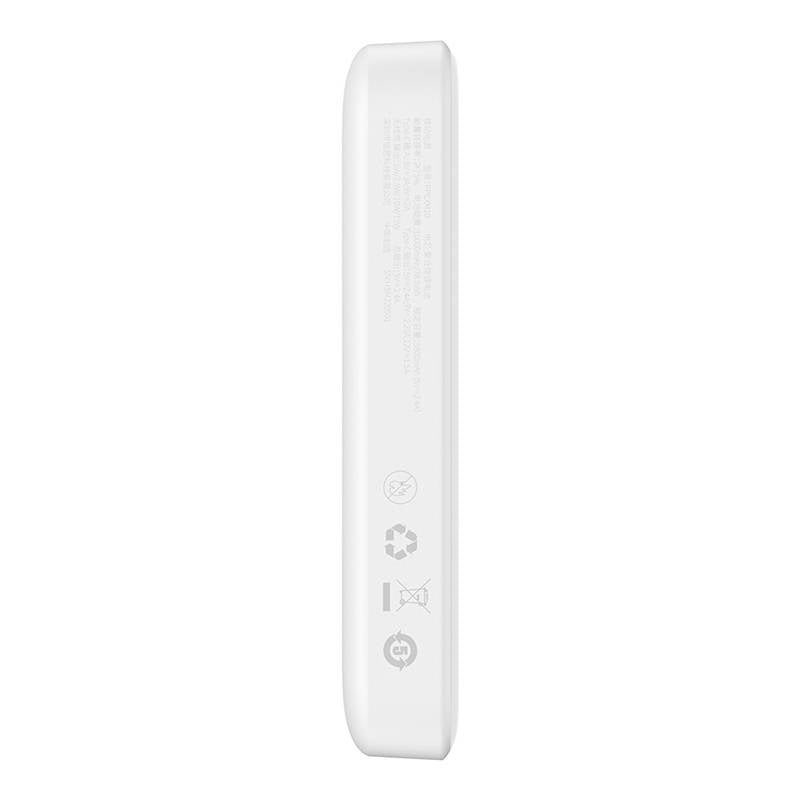 Powerbank Baseus Magnetic, 10000mAh, USB-C 20W, MagSafe (white)