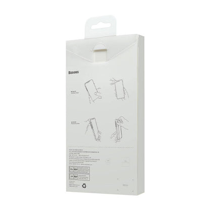 Baseus Liquid Silica Gel Case for iPhone 14 Pro (Elderberry)+ tempered glass + cleaning kit