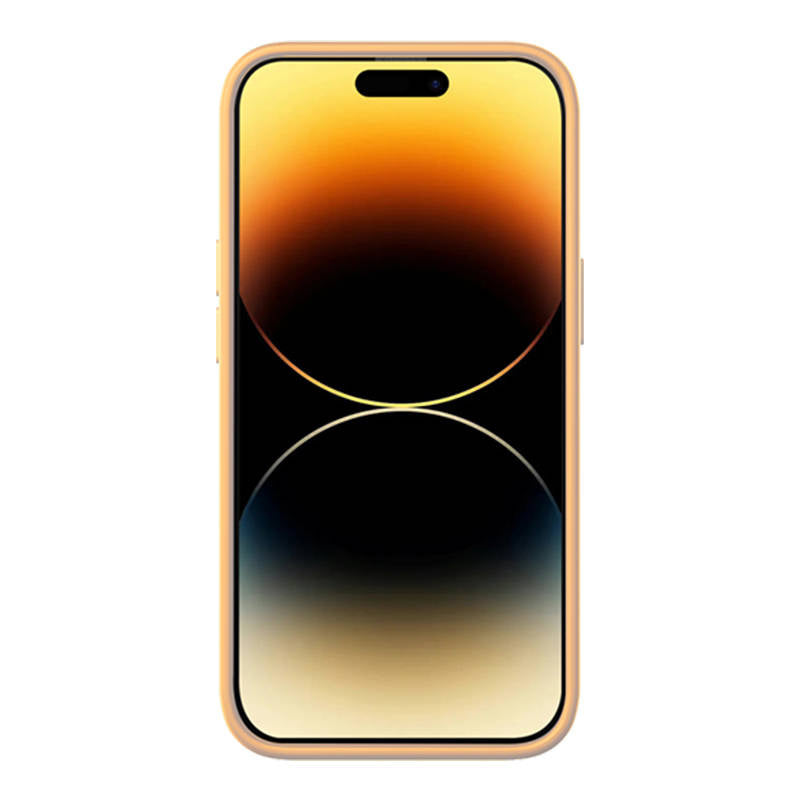 Baseus Liquid Silica Gel Case for iPhone 14 Pro Max (Sunglow)+ tempered glass + cleaning kit