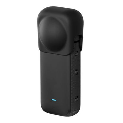 Silicone protective lens cover Puluz for Insta360 X3 (black)