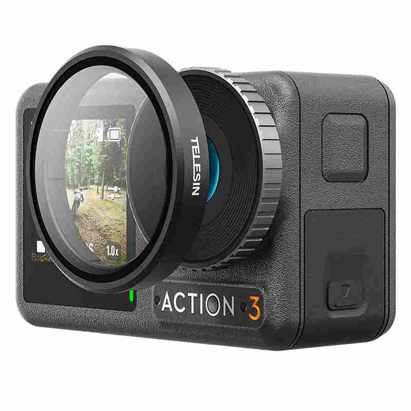 Set of 4 TELESIN CPL/ND8/ND16/ND32 filters for DJI Osmo Action 3 / 4 / 5