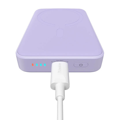Powerbank Baseus Magnetic Mini 10000mAh, USB-C  20W MagSafe (purple)