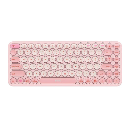 Baseus K01A Wireless Tri-Mode Keyboard Baby Pink