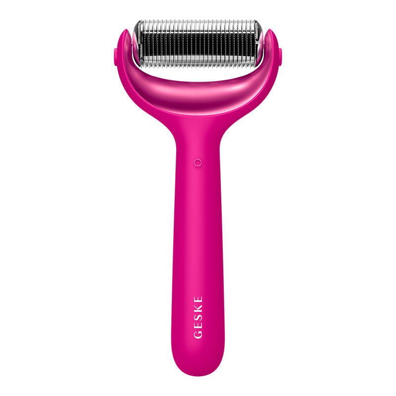 MicroNeedle Face&Body Roller 9in1 Geske with APP (magenta)