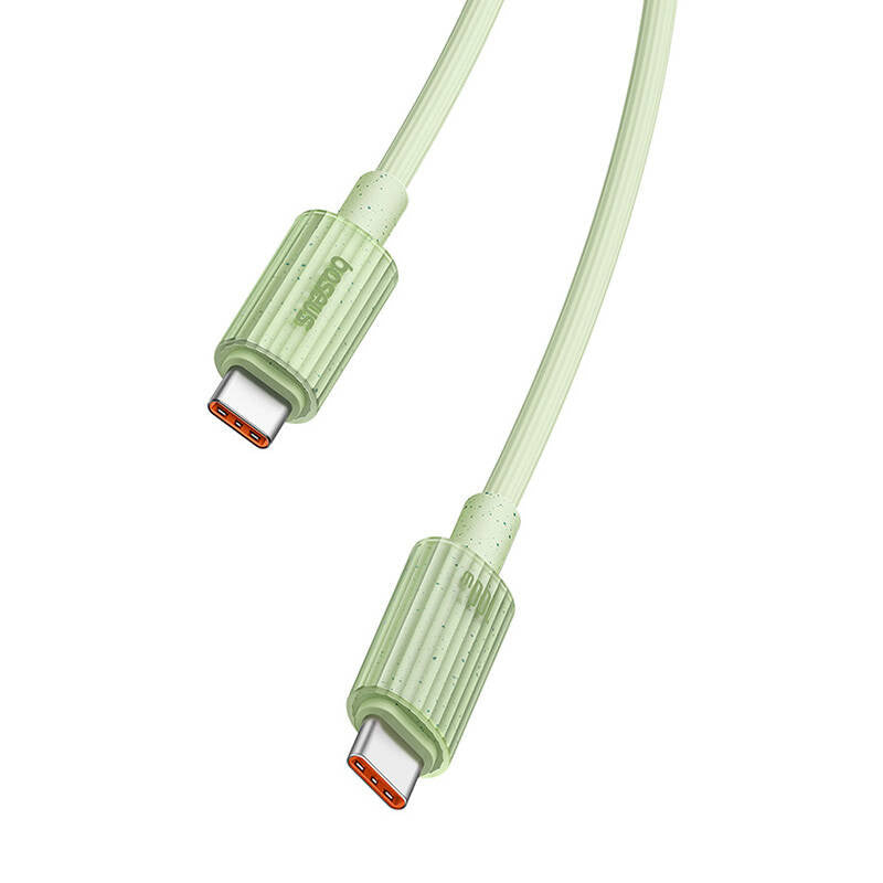 Fast Charging cable Baseus USB-C to USB-C Habitat Series 2m 100W (green)